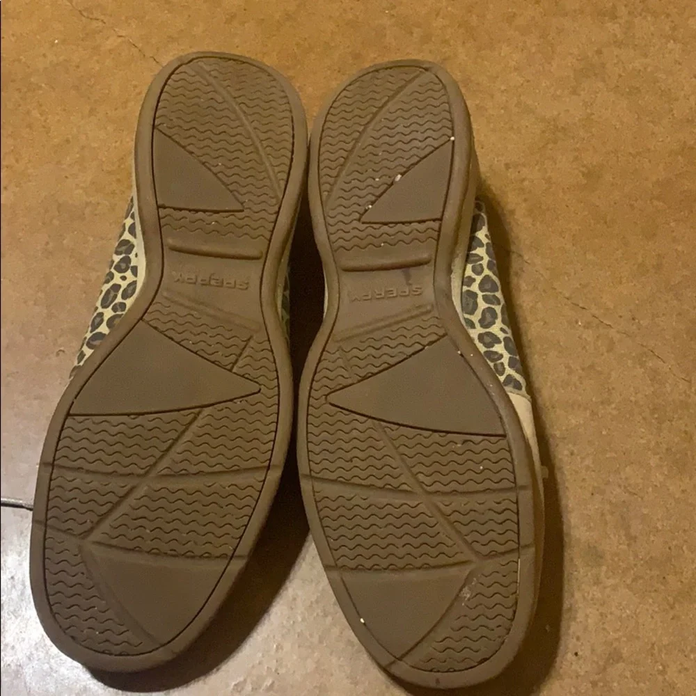 Sperry boat shoes, leopard print, size 10 | offer in description